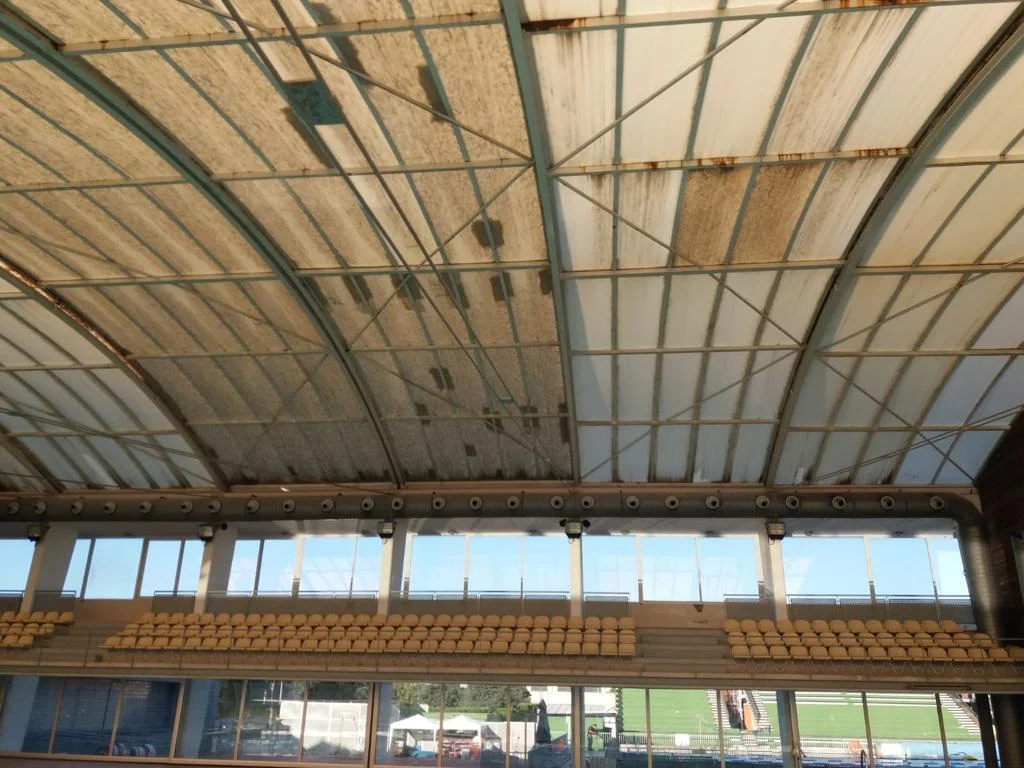 Policarbonato Transparente en Proyecto Residencial